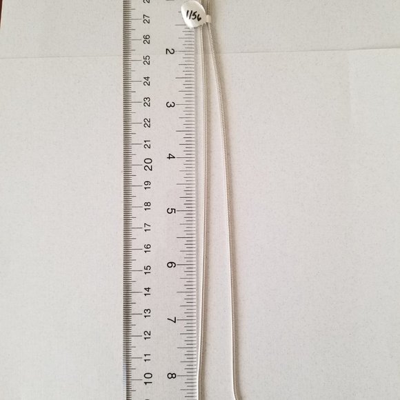 Solid 925 Sterling Silver 2mm 18" Snake Chain Spring Lock Clasp Necklace Fashion - Picture 4 of 6